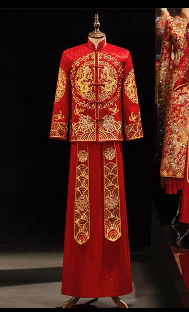 Chinese wedding clearance outfit male