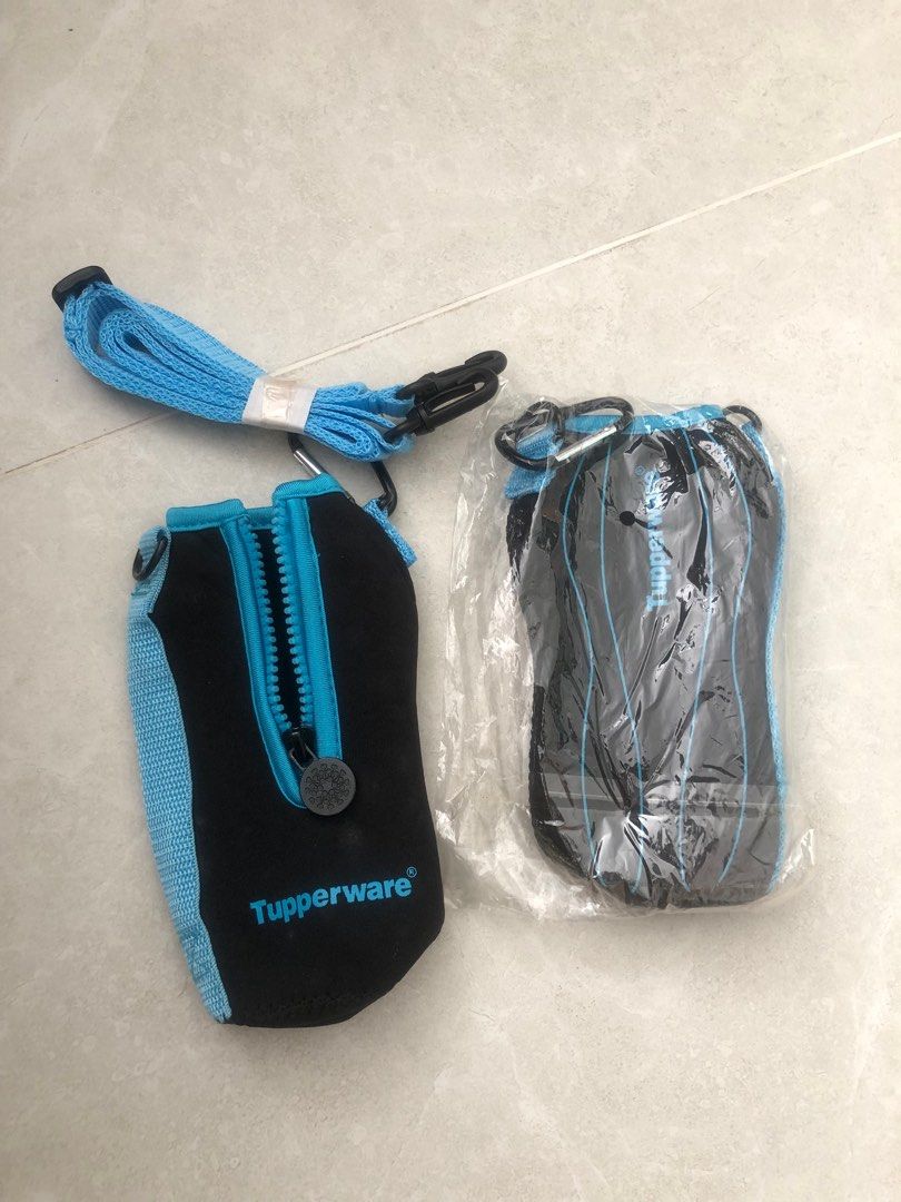 Tupperware bottle holder with strap (2 PCs), Furniture & Home Living, Kitchenware & Tableware