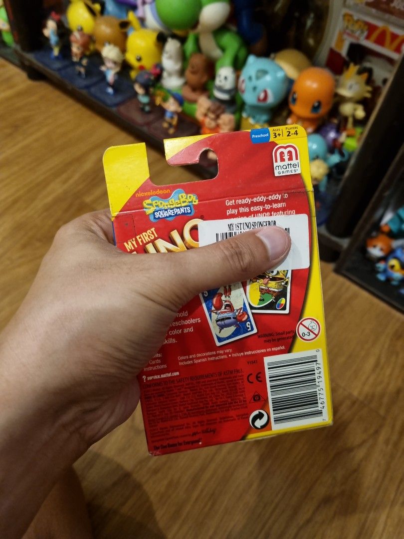 Uno Spongebob (Category: Board Games & Puzzles) located in Mandaluyong City. Submitted by wayby (Listing ID 1200144552, Image 2). Description: .