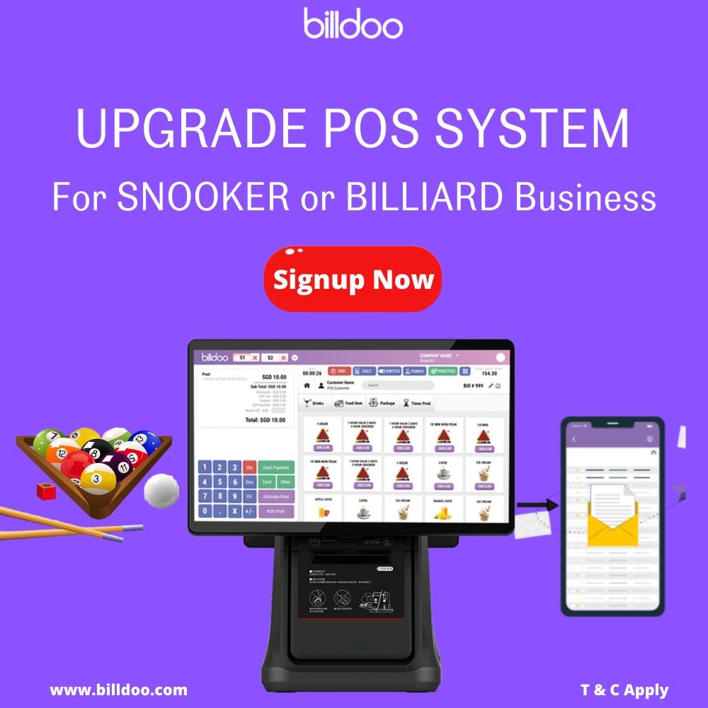 Upgrade POS system for Billiards Snooker business, Sports Equipment ...