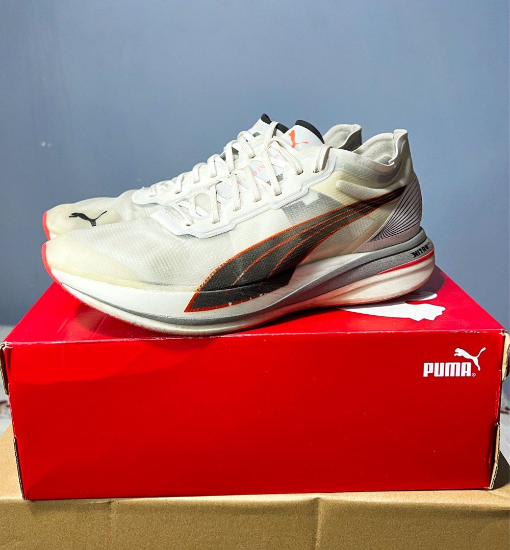 [US10] Puma Deviate Nitro Elite running shoes, Men's Fashion, Footwear
