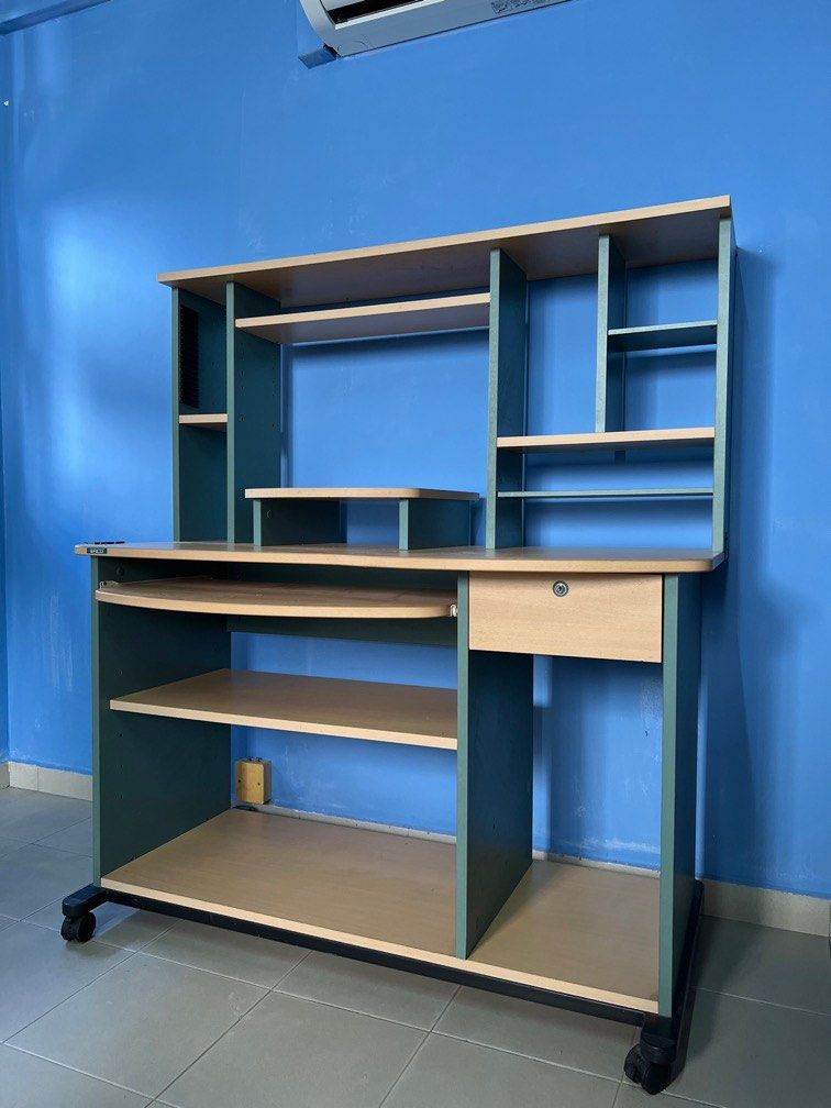 Used computer table, Furniture & Home Living, Furniture, Tables & Sets