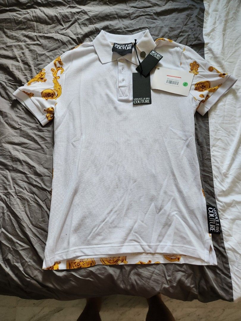Versace short sleeve shirt hot sale