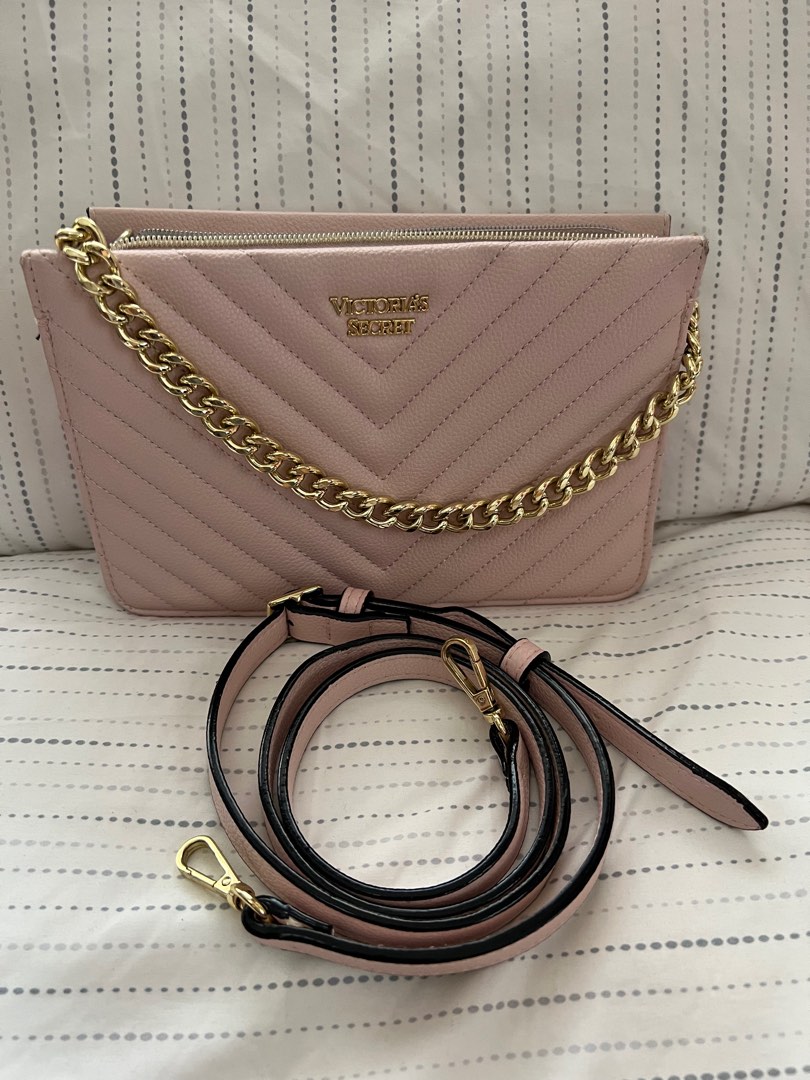 Victoria s Secret V Quilted Crossbody Bag