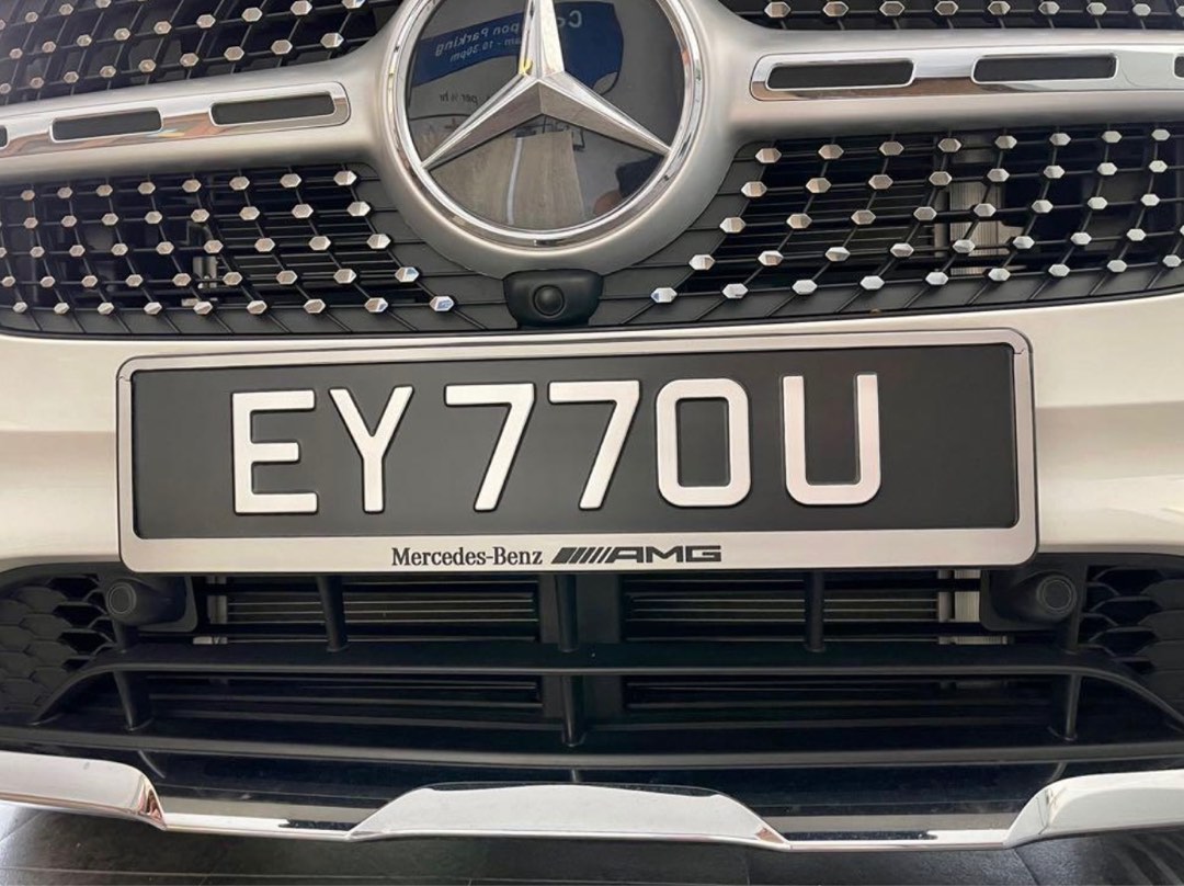 Vintage car plate EY770U for sale, Car Accessories, Car Plates on Carousell