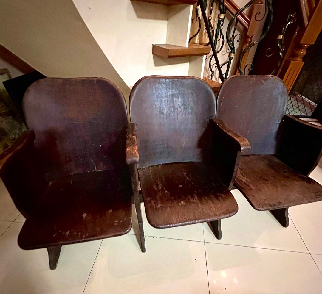 Vintage Theater Seats for SALE, Furniture & Home Living, Furniture