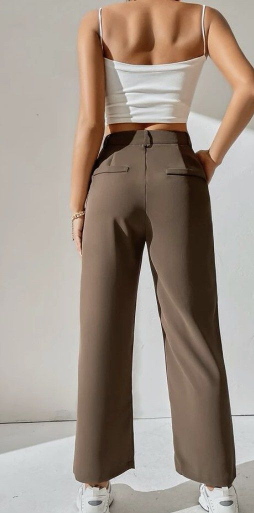 Wide Pants -  Brown main image 0