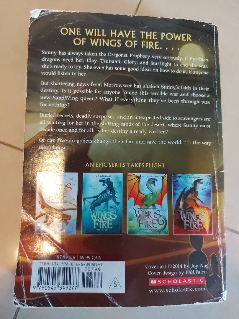 Wings of Fire (The brightest night), Hobbies & Toys, Books & Magazines