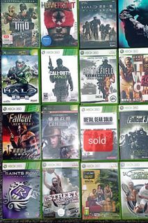 Xbox 360 Games Bundle Original Microsoft PAL Barely Used And New Lot  Excellent