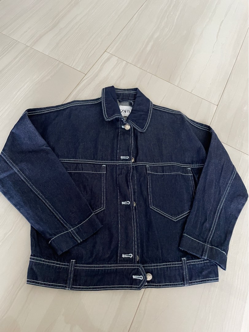 Zara Denim Jacket, Women's Fashion, Coats, Jackets and Outerwear on
