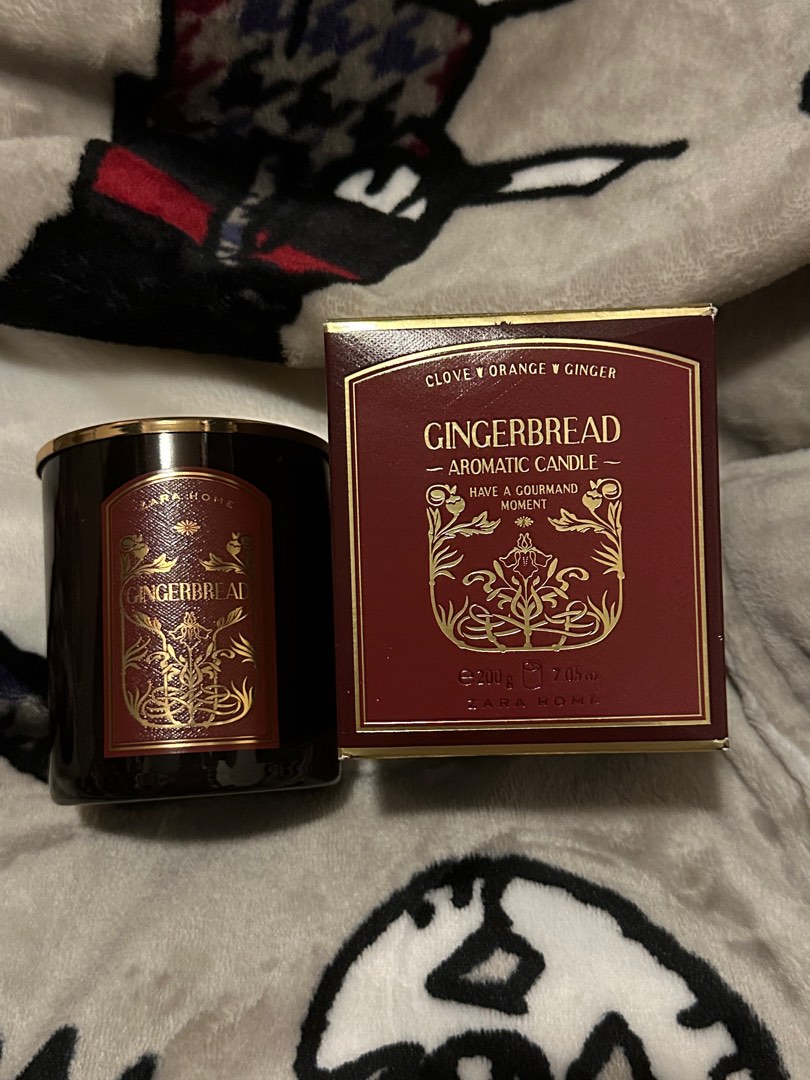⚗️100 New Zara Home Gingerbread Candle Christmas Candle 薑餅 聖誕 蠟燭 200g