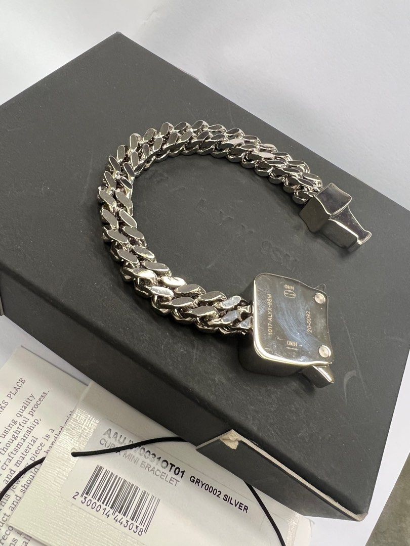 1017-Alyx-9sm Cubix mini bracelet 手鏈, 男裝, 手錶及配件, 珠寶