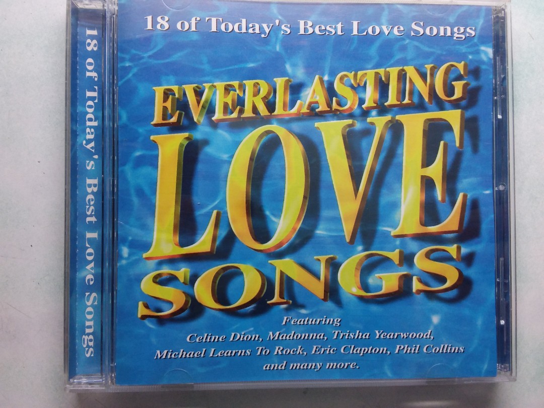 18 of Today's Best Love SONGS Everlasting Love Songs，全新CD