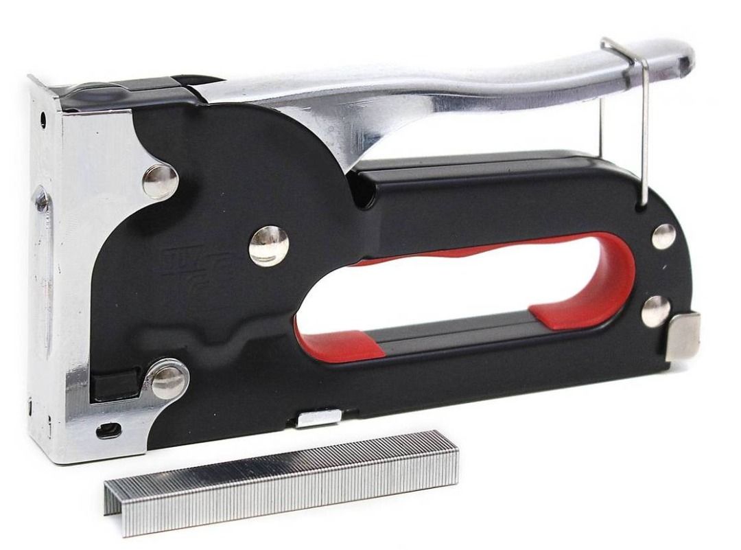 3 in 1 GUN TROJAN Staple Gun Heavy Duty Metal Stapler for Staples or