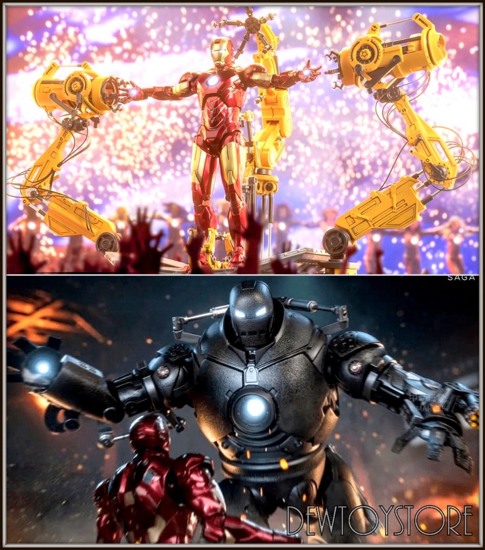 Iron Man All Marks Tapete