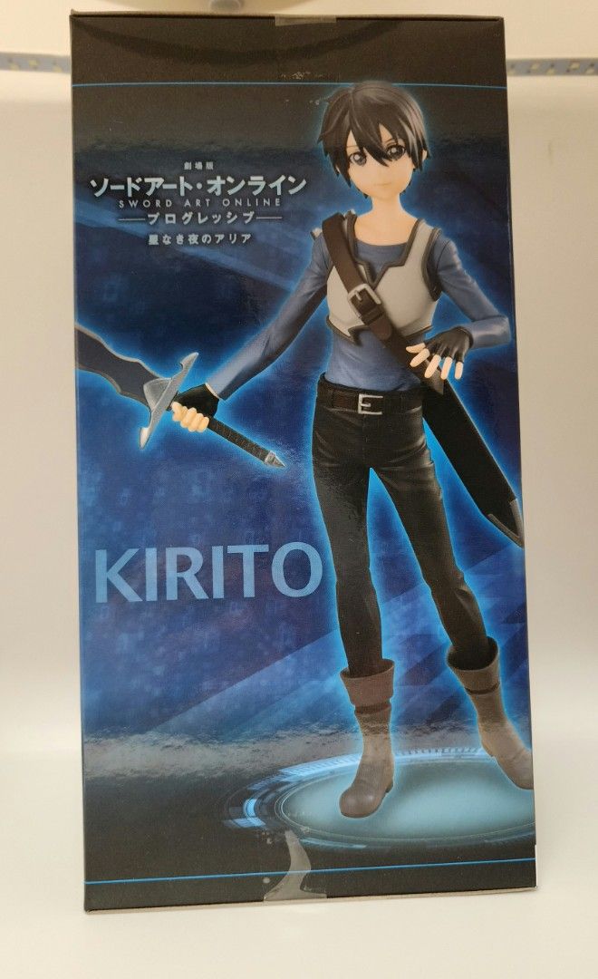 全新日版刀劍神域劇場版無星夜的詠嘆調桐人SSS Figure Kirito 景品Sword Art Online FuRyu