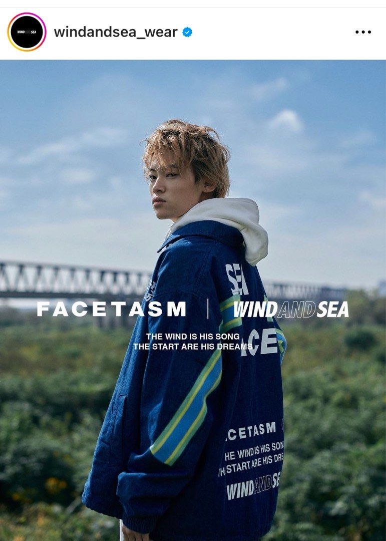 日本數量限定最新Wind and Sea x FACETASM WIDS RIB DENIM COACH