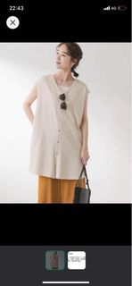 日單兩面穿背心 free size