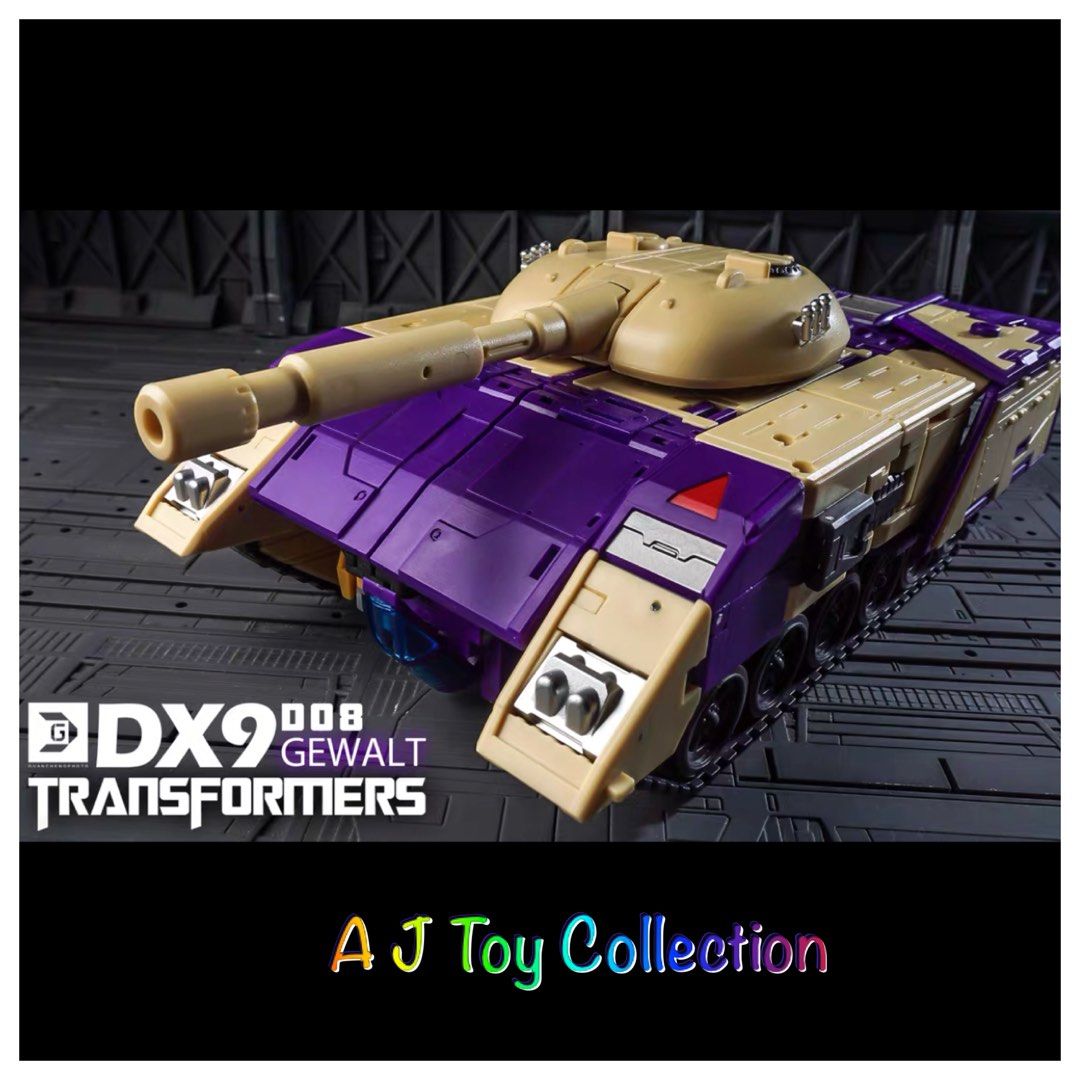[ In Stock ] Transformers DX9 D08 Gewalt triple changer (Not Blitzwing ...