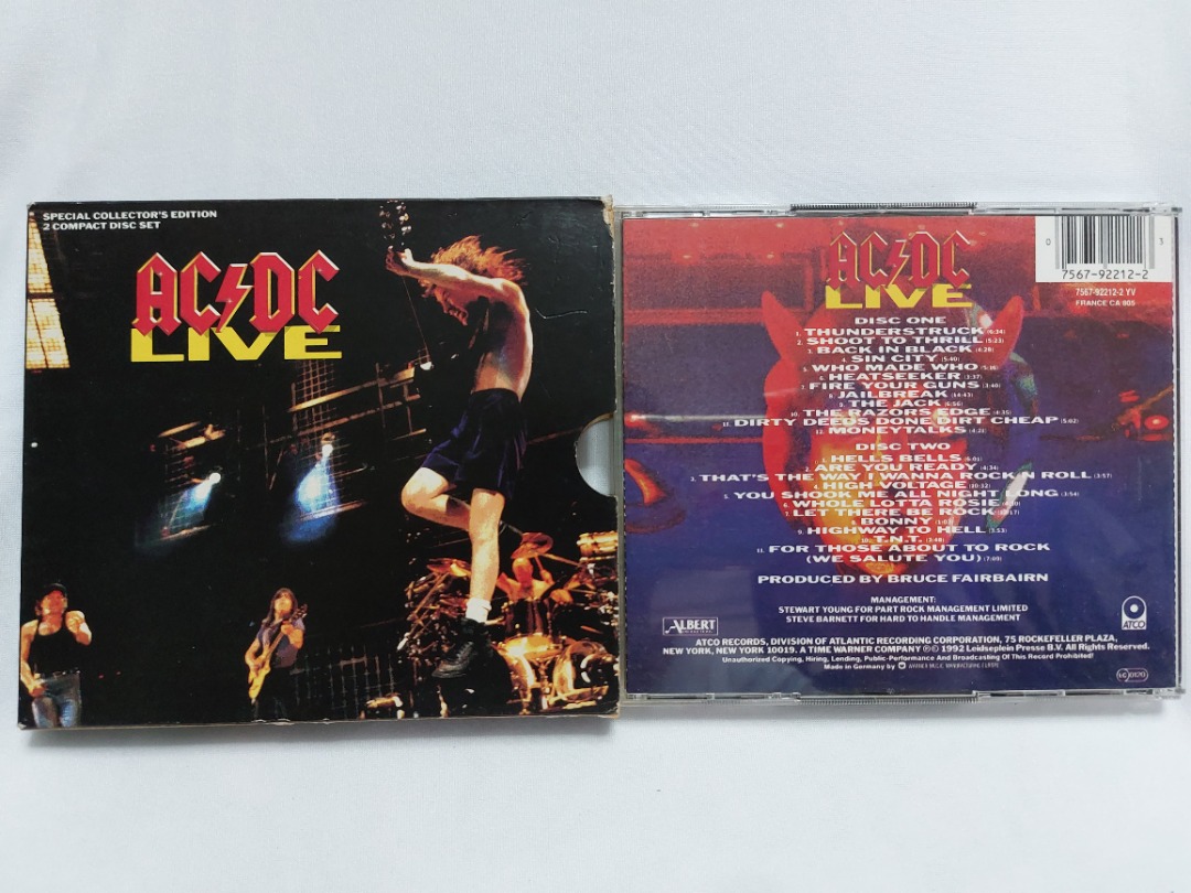 AC/DC 2 cd, 興趣及遊戲, 音樂、樂器 & 配件, 音樂與媒體 - CD 及 DVD - Carousell