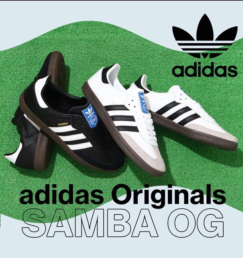 🇯🇵Adidas Originals Samba OG ❇️ $959 | 25～30cm | 2色入, 男裝
