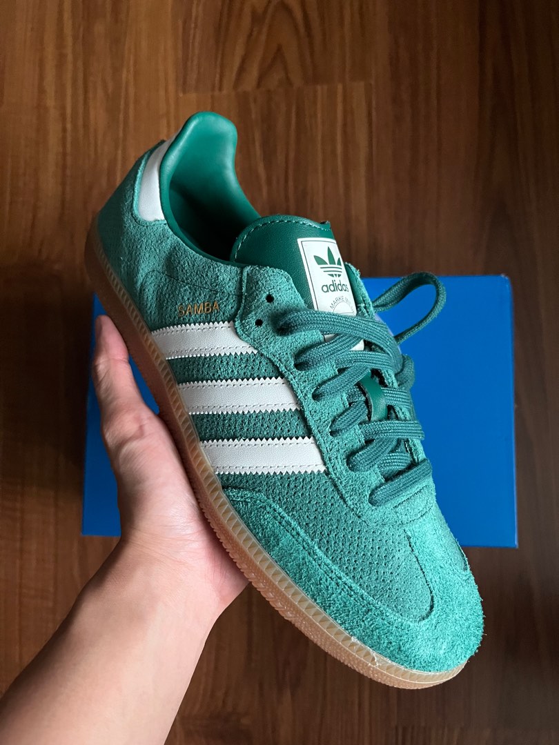adidas samba green yellow