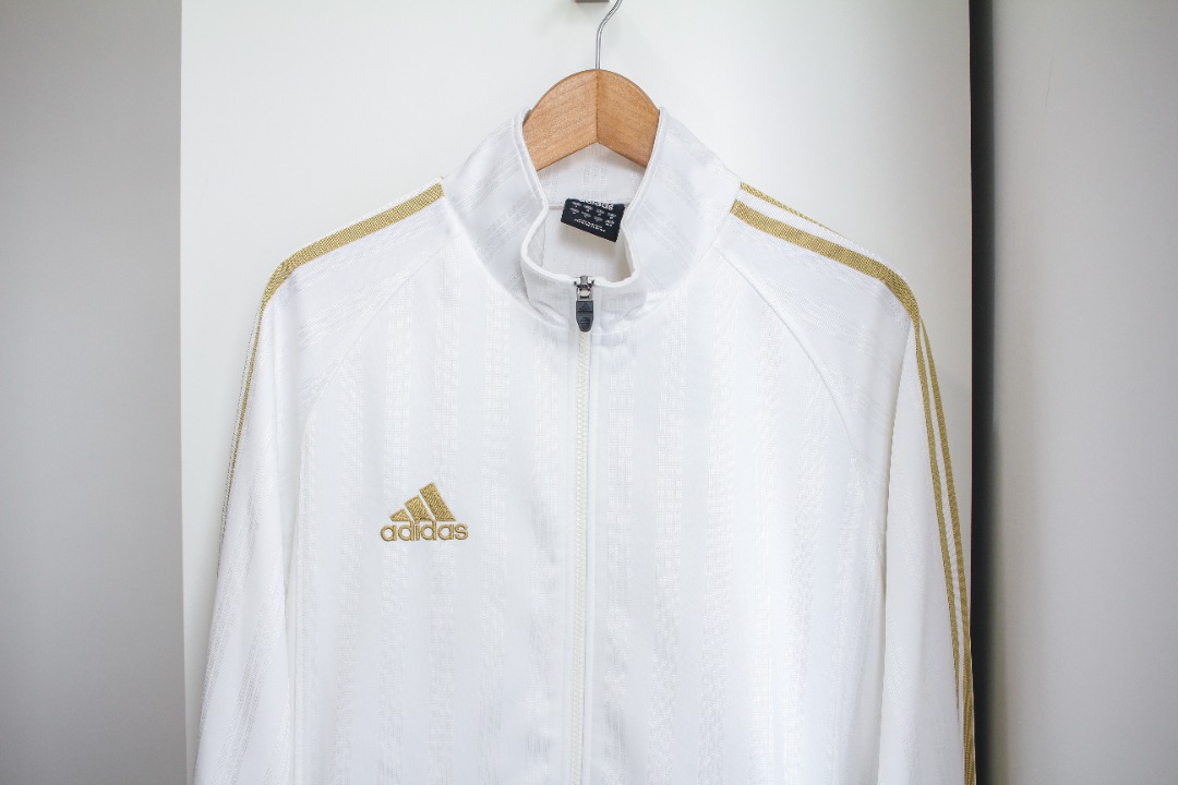 Adidas deals jacket white