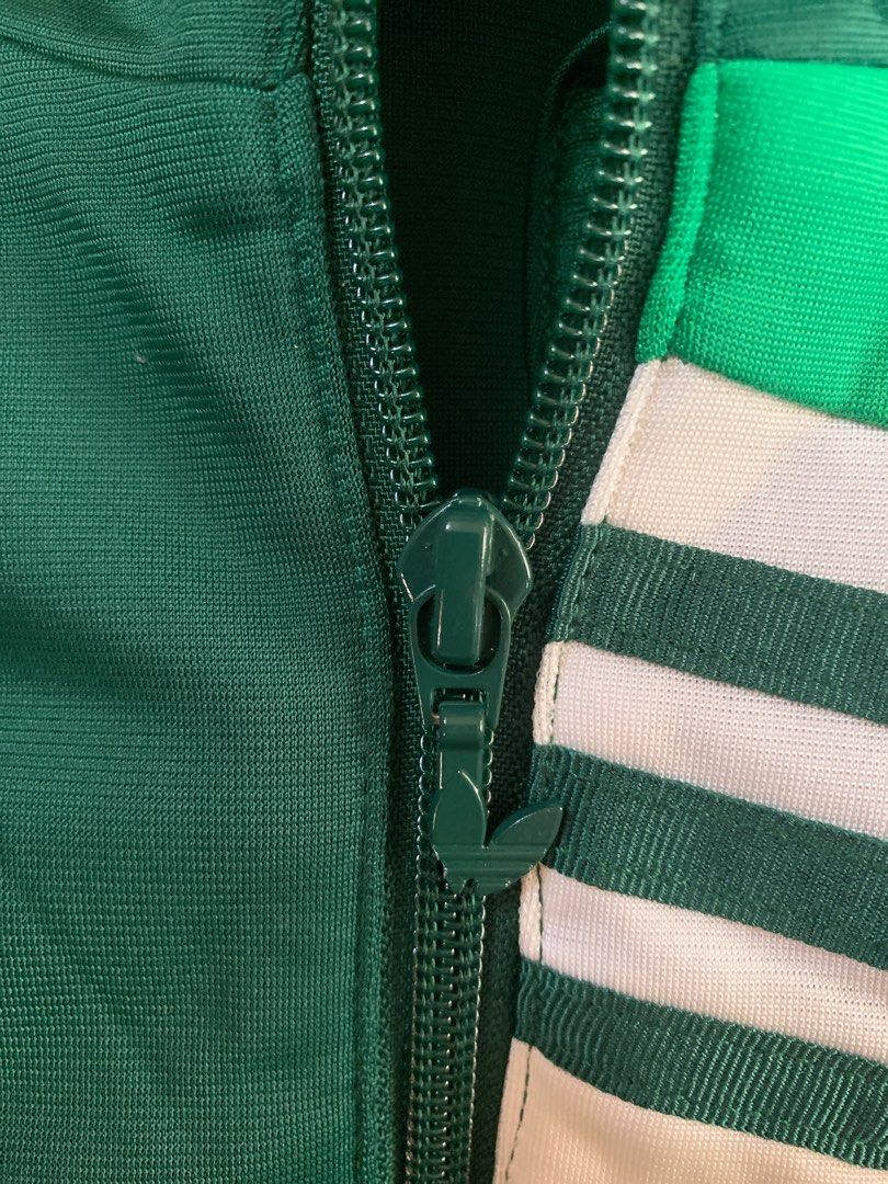 Adidas originals x danielle cathari hotsell deconstructed track top in green