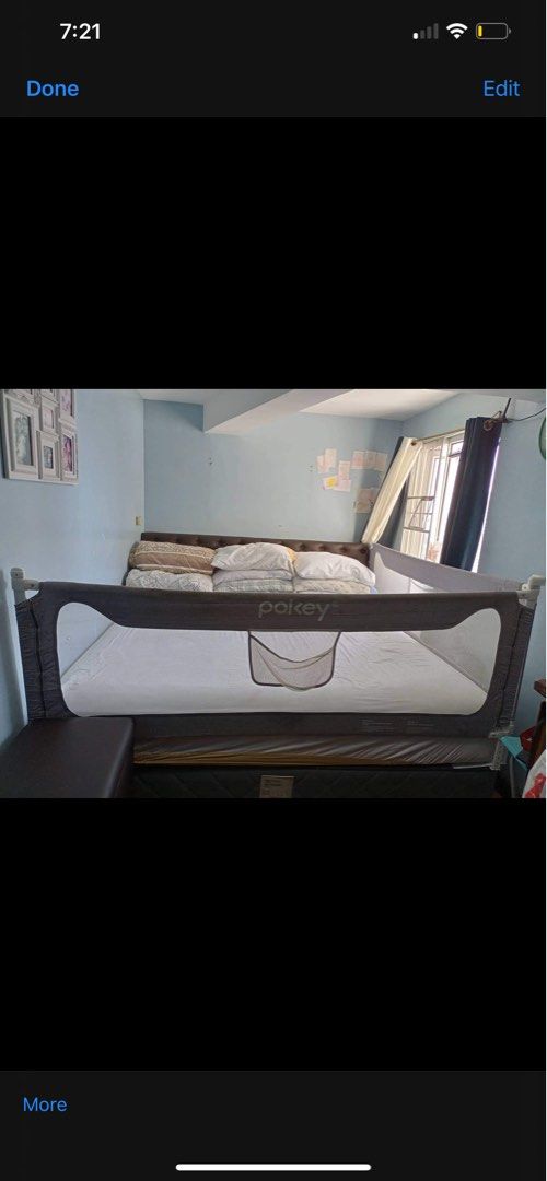 adjustable safety bed fence, Babies & Kids, Baby Nursery & Kids