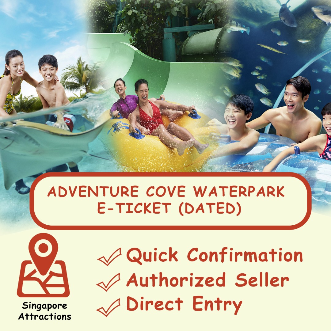 ADVENTURE COVE WATERPARK (DATED), Tickets & Vouchers, Local Attractions