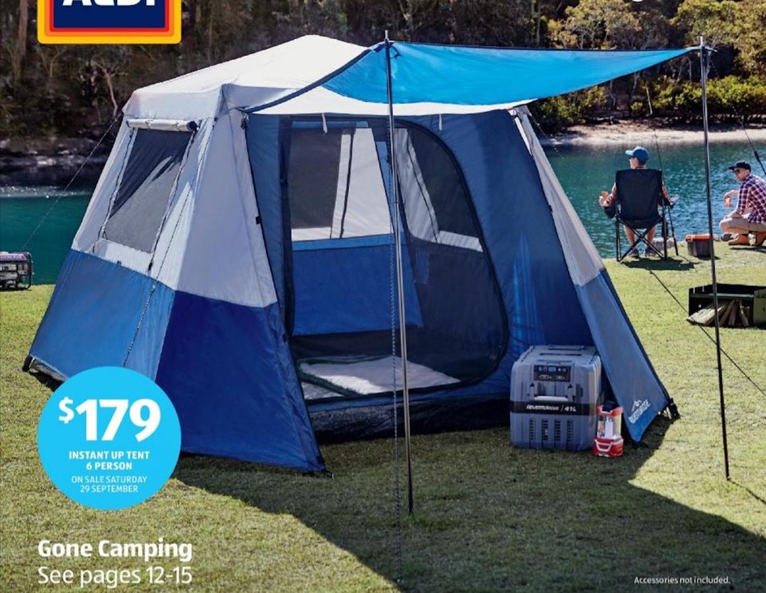 Adventuridge Instant Up 6 person Cabin Tent, Sports Equipment, Hiking