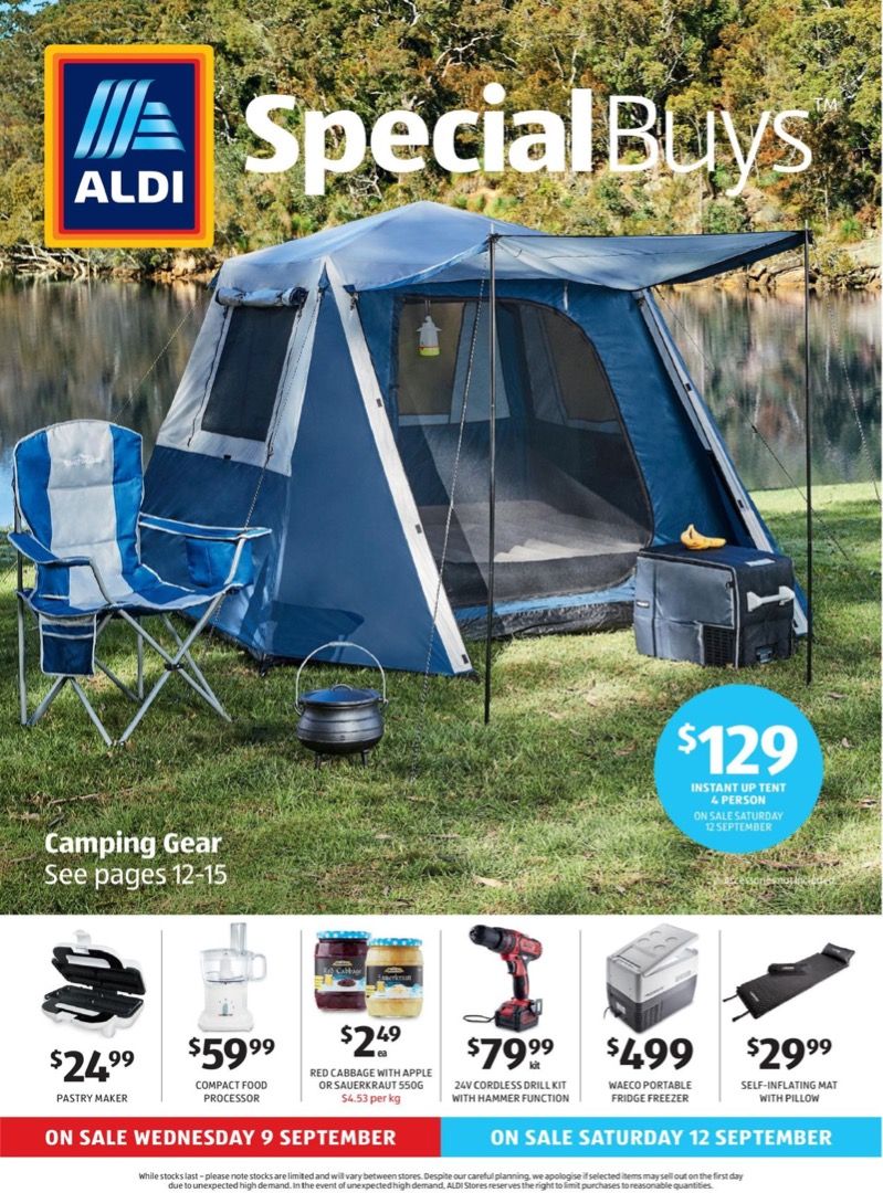 Aldi 2025 tent sale