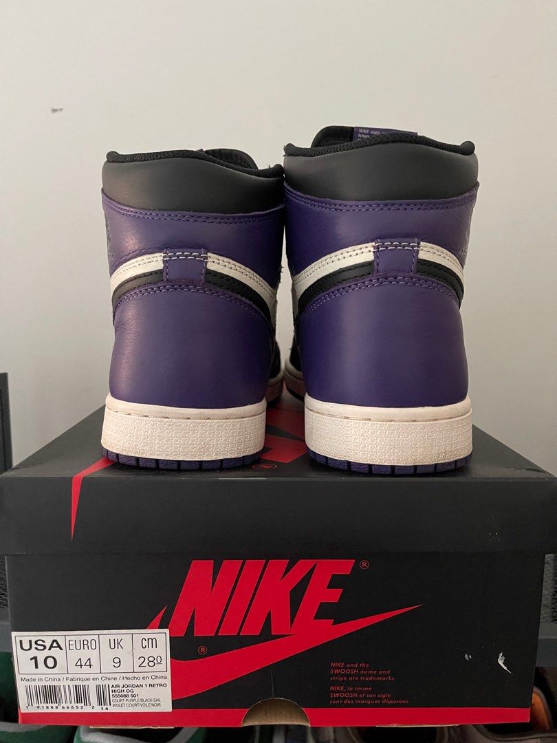 jordan 1 court purple 2018