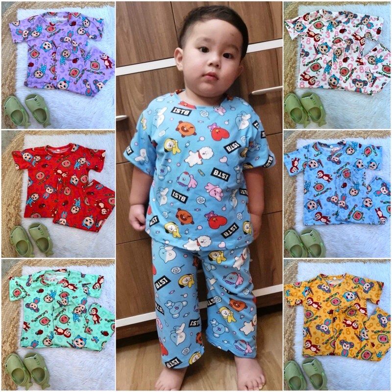 Cotton spandex on sale terno pajama