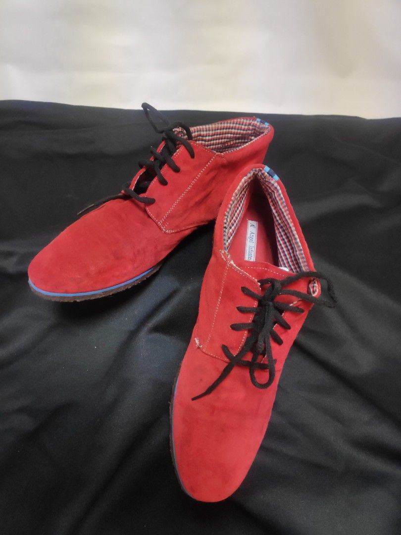 Angel Infantes Spain suede leather size 8.5 9UK Men s Fashion