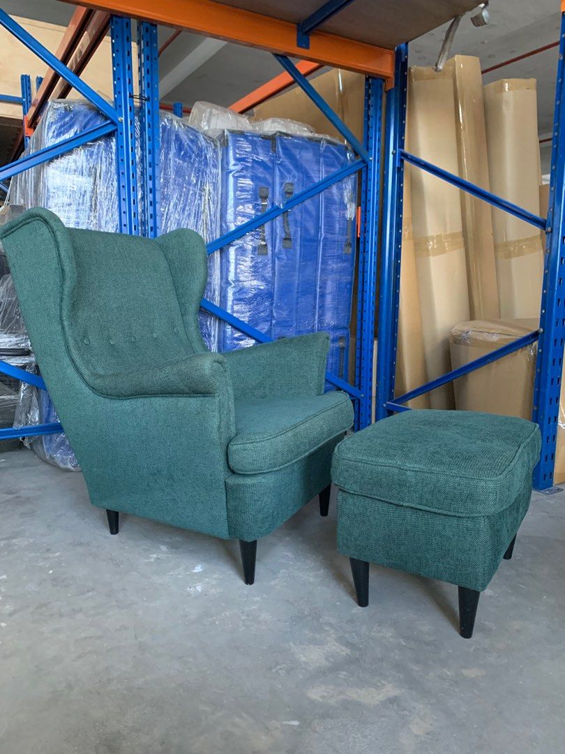 Arm chair and Ottoman set, Furniture & Home Living, Furniture, Chairs