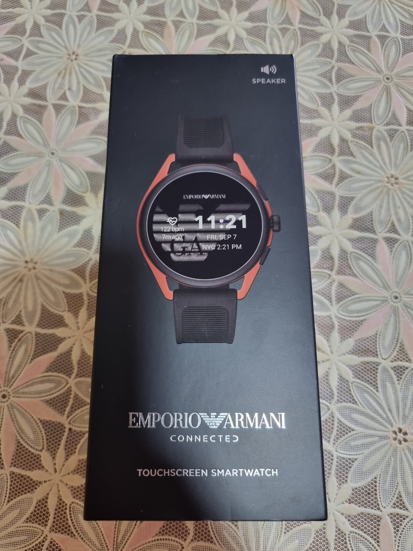 pouch bælte kvælende Armani Connected Gen 5 (ART5025) Smartwatch, Luxury, Watches on Carousell