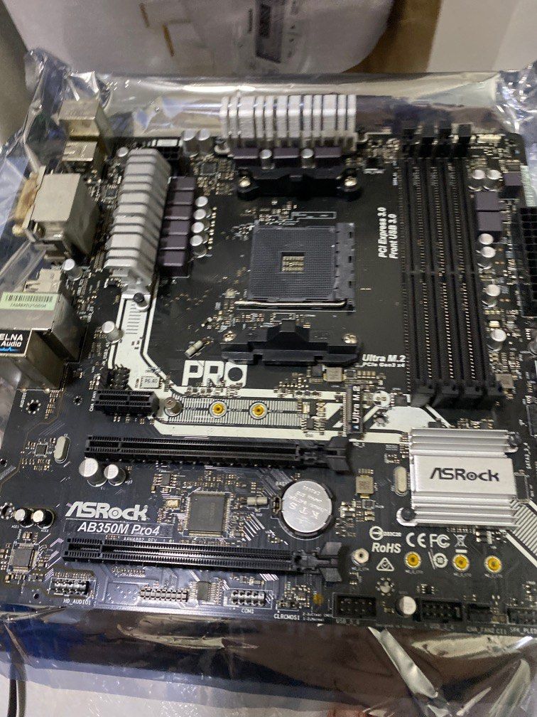 Asrock ab350m pro4 microatx motherboard on sale