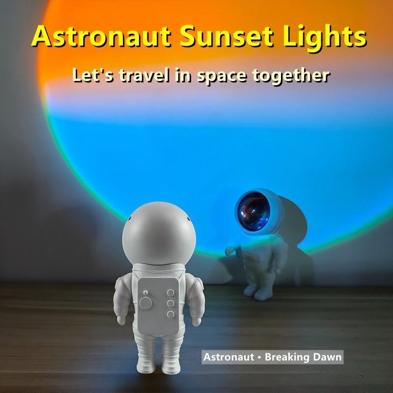 Astronaut Sunset Light Charging Night Lights Sunset Projection