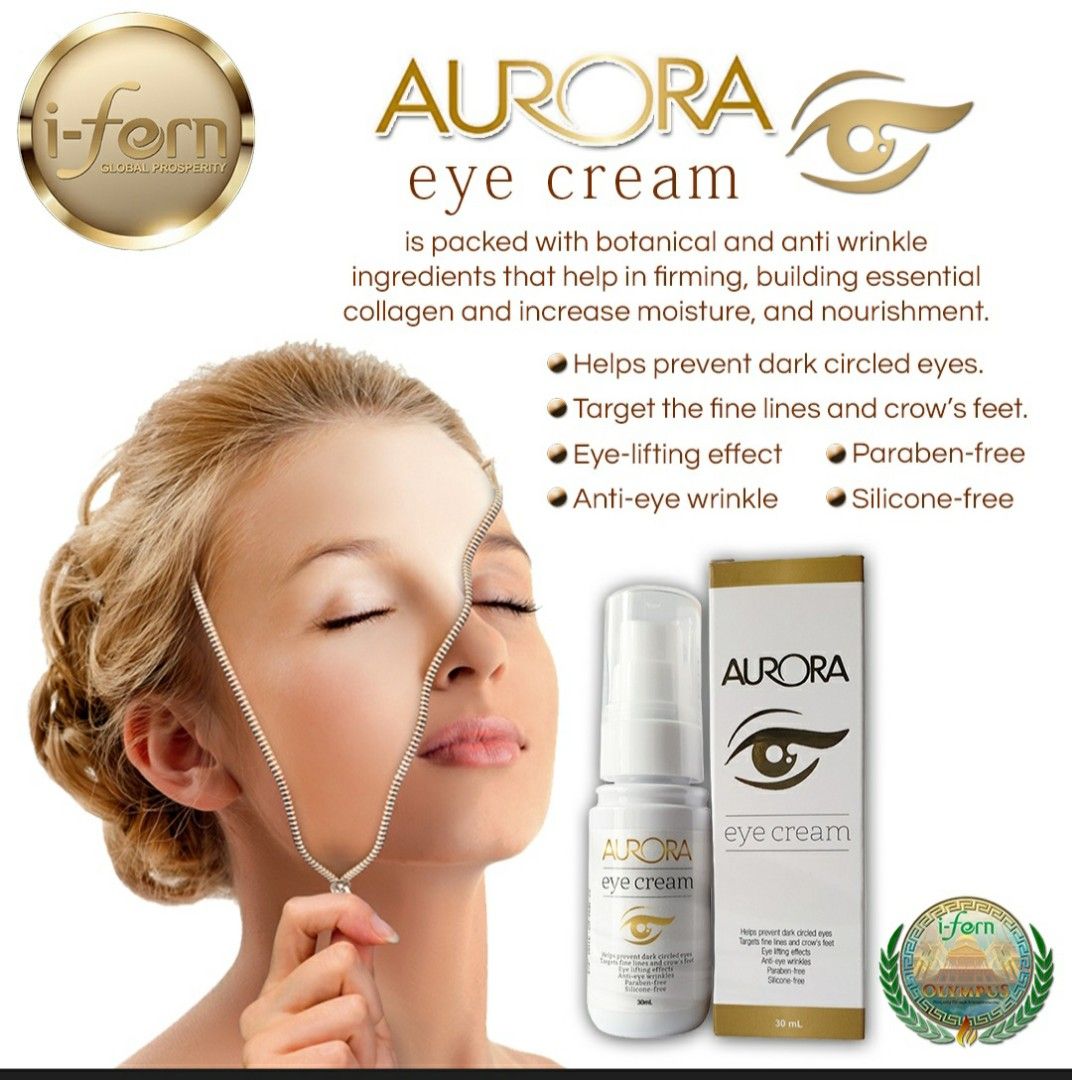 AURORA EYE CREAM & FACE SERUM by IFERN, Beauty & Personal Care, Face