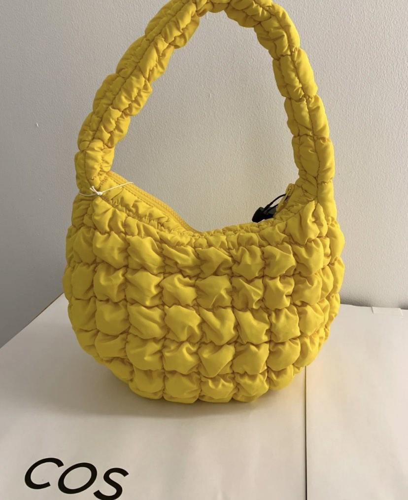 Pending COS quilted mini bag in yellow