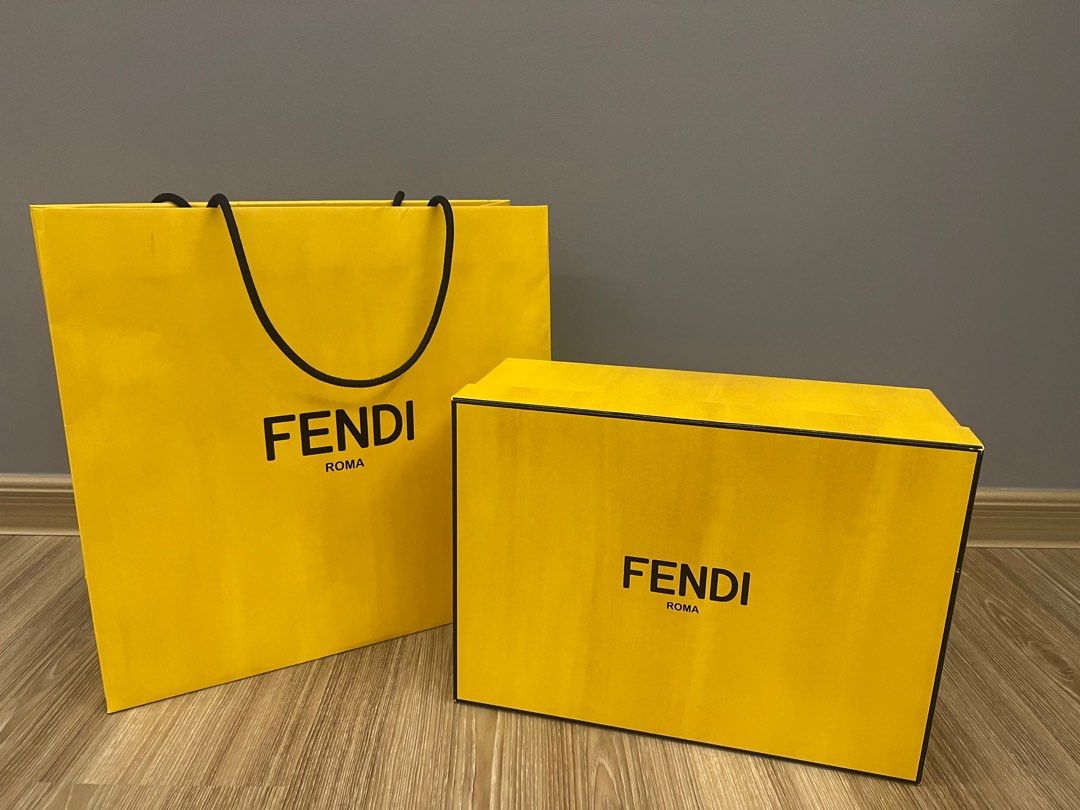 Fendi paper shopping bag deals