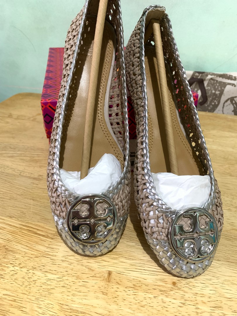 Tory burch chelsea woven ballet sales flat