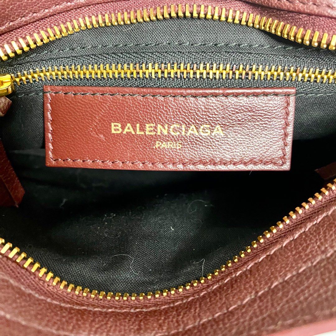 balenciaga maroon