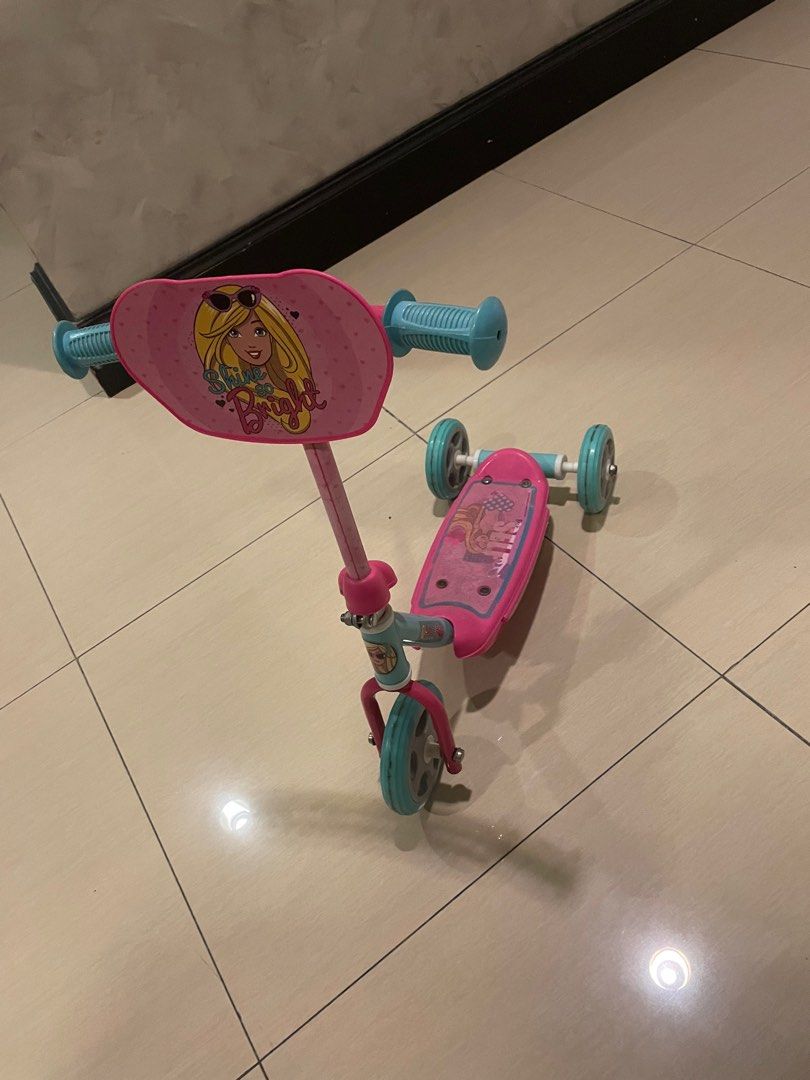 Barbie scooter for kids clearance