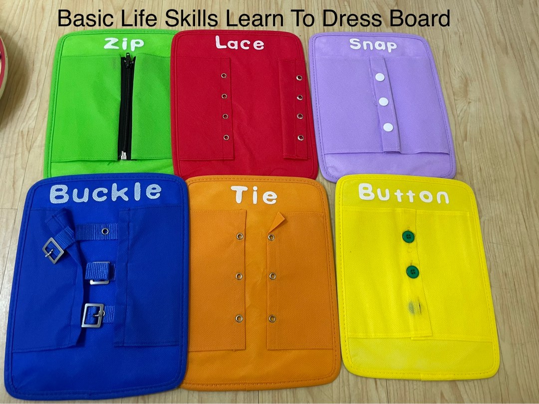 Basic Life Siills Dress Board, Hobbies & Toys, Toys & Games on Carousell
