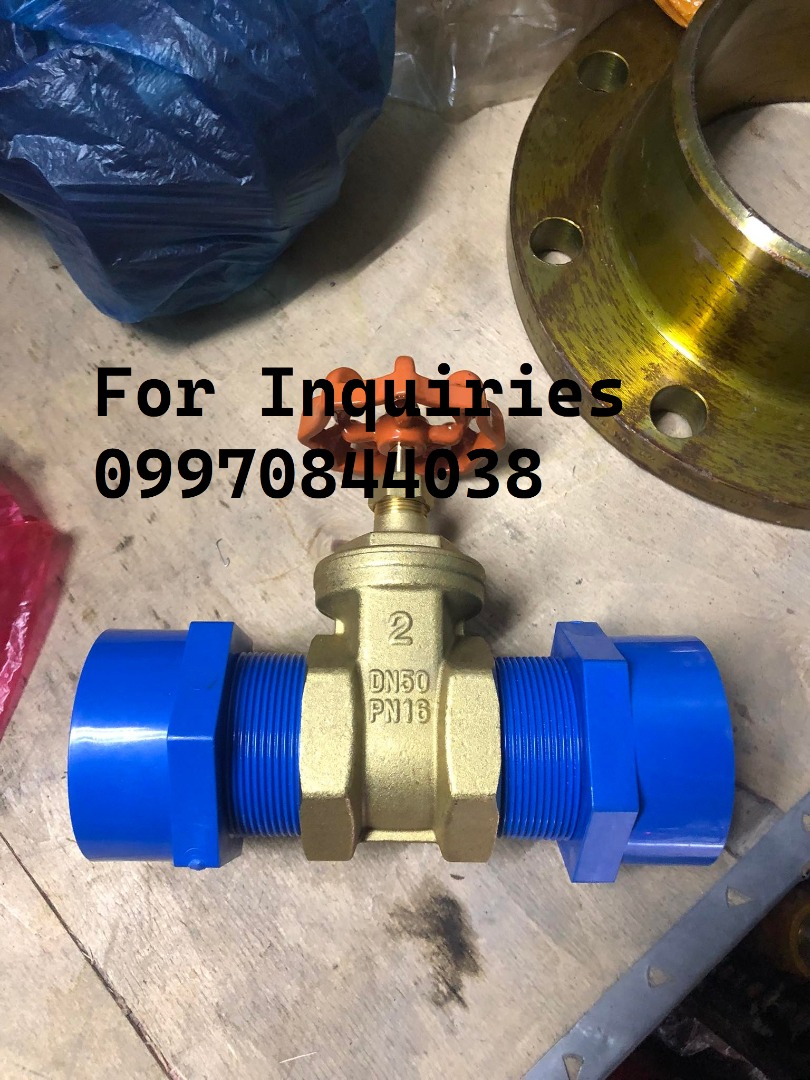 Brass Gate Valve w/ PVC Male Adapter, Commercial & Industrial