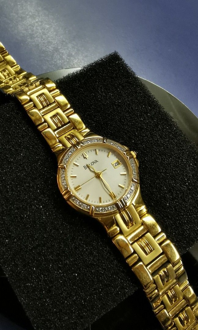 All gold bulova watch discount