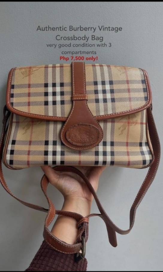 Vintage Burberrys Bag - Shop GoYoung Vintage Messenger Bags & Sling Bags -  Pinkoi