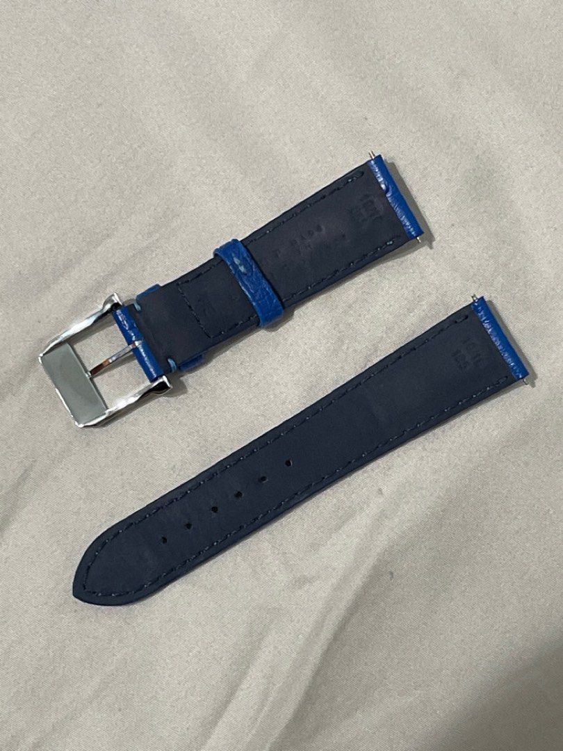 Camille Fournet Paris Ostrich Lapis Lazuli Blue strap